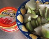 ザーサイと胡瓜の、カニほぐしみあえ作り方1写真