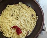 絶品！なすとアンチョビのオイルパスタ作り方5写真
