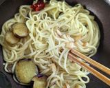 絶品！なすとアンチョビのオイルパスタ作り方6写真