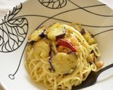 絶品！なすとアンチョビのオイルパスタ作り方7写真