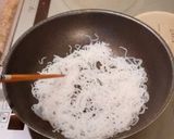 【楽めし】ひき肉と白滝とピーマンの炒め作り方3写真