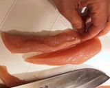 梅しそササミ焼き作り方4写真