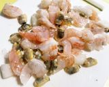 海鮮＆豚こまチヂミ　　ニラたっぷり作り方2写真