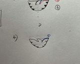 人参の飾り切り　鳥作り方2写真