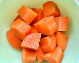 厚揚げと人参・舞茸の簡単な煮物・炊いたん作り方2写真