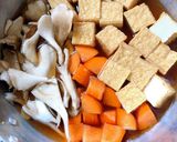 厚揚げと人参・舞茸の簡単な煮物・炊いたん作り方4写真