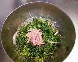 春菊のチヂミ〜チーズのせ作り方2写真