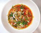 水晶鶏で作る鶏むね肉の南蛮漬けと卵スープ作り方2写真