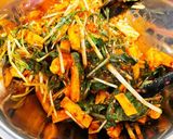 長芋と水菜のキムチ作り方4写真