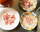 簡単韓国風スープ炒味豚こま大根青椒肉絲風作り方3写真