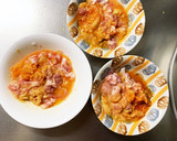 簡単韓国風スープ炒味豚こま大根青椒肉絲風作り方4写真