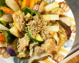 簡単韓国風スープ炒味豚こま大根青椒肉絲風作り方17写真