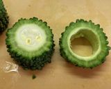 カレー味のゴーヤ唐揚げ♪作り方1写真