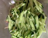 冷んやり！キュウリと茗荷の酢の物♡作り方7写真