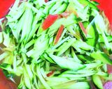 冷んやり！キュウリと茗荷の酢の物♡作り方8写真