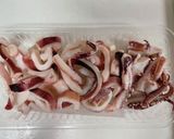 切って和えるだけ！いかキムチ丼作り方1写真
