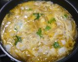 簡単!親子丼風うどん作り方4写真