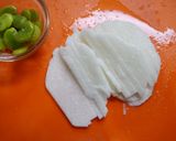 簡単！そら豆と長芋のお味噌汁作り方1写真