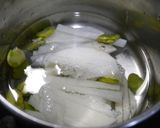 簡単！そら豆と長芋のお味噌汁作り方2写真