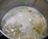 簡単！そら豆と長芋のお味噌汁作り方3写真