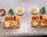 お家カフェ❁盛り付け案･トーストプレート作り方9写真