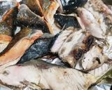 魚のアラで作るパエリア作り方2写真