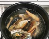 魚のアラで作るパエリア作り方3写真