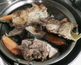 魚のアラで作るパエリア作り方8写真