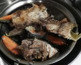 魚のアラで作るパエリア作り方10写真