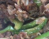 青椒牛肉絲（牛肉のチンジャオロース）作り方6写真