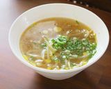 家計救済！もやしだけラーメン風スープ作り方4写真