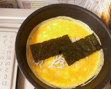 簡単3分！しらすと海苔のだし巻き卵作り方3写真