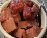 【簡単調理】まぐろと豆腐のばくだん丼作り方4写真