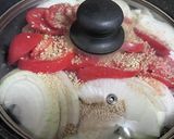 簡単♡トマト&玉葱たっぷり蒸し焼きチキン作り方4写真