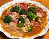簡単♡トマト&玉葱たっぷり蒸し焼きチキン作り方7写真