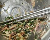 なすときゅうりで♡大葉と茗荷の梅肉和え♡作り方2写真
