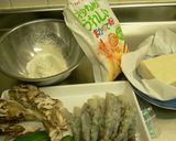 豆腐と海老の揚げだし風天ぷら作り方1写真