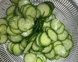 なすときゅうりで♡大葉と茗荷の梅肉和え♡作り方5写真