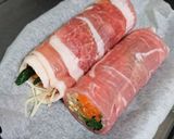 小松菜とえのきの肉巻き作り方9写真