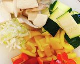 エリンギと夏野菜のオイスターソース炒め作り方1写真