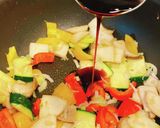 エリンギと夏野菜のオイスターソース炒め作り方4写真