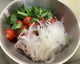 ミニトマトとバジルのスイートサラダ作り方4写真