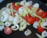 超楽！イカとセロリとトマト炒め作り方4写真