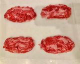 牛肉薄切りでビーフカツ作り方1写真