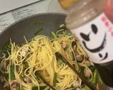 ニラと青唐辛子の韓国風ペペロンチーノ作り方6写真