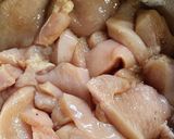 鶏むね肉となすの甘酢生姜炒め作り方2写真