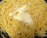長ねぎと粉チーズのオイルパスタ作り方6写真
