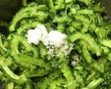 ゴーヤの梅肉蜂蜜和え作り方1写真