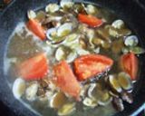 和風でトマト味のあさりバター作り方3写真