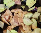 鶏むね肉となすの甘酢生姜炒め作り方5写真